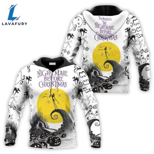 Nightmare Before Christmas Jack Skellington Hoodie & Zip Hoodie