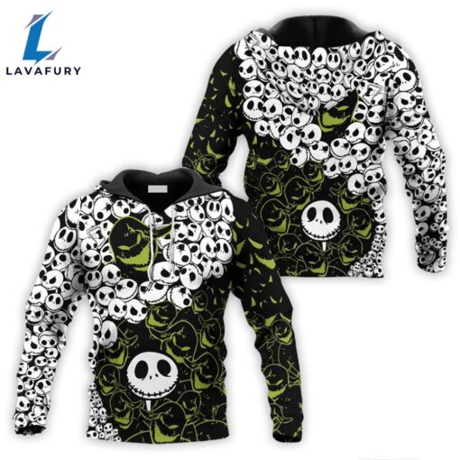 Nightmare Before Christmas Jack Skellington Oogie Boogie Hoodie & Zip Hoodie