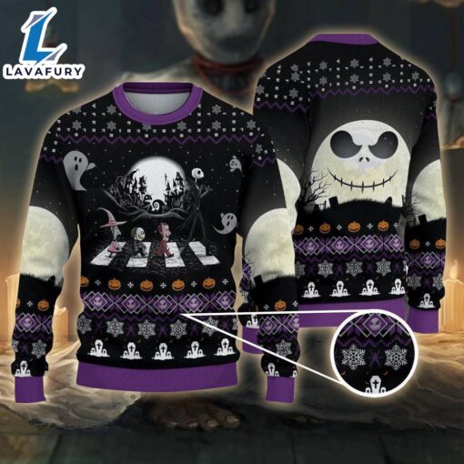 Nightmare Before Xmas Road Ugly Sweater