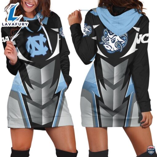 North Carolina Tar Heels Football Team 3D Hoodie Dress