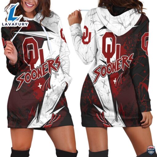 Oklahoma Sooners NCAA 3D Hoodie Dress