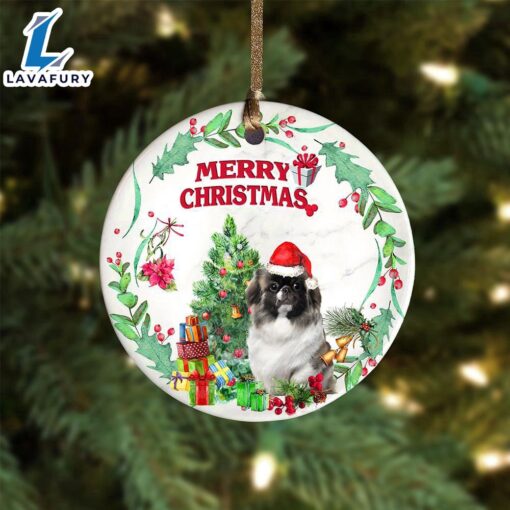 Christmas 2024  Pekingese Tree Merry Christmas Ornament, Gift For Christmas