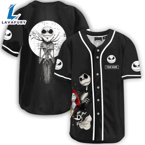 Personalized Jack Sally And Zero Black Baseball Jersey