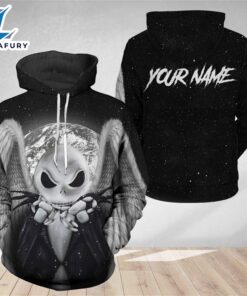 Personalized Jack Skelington Wings Hoodie