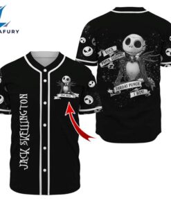 Personalized Jack Skellington Baseball Jersey