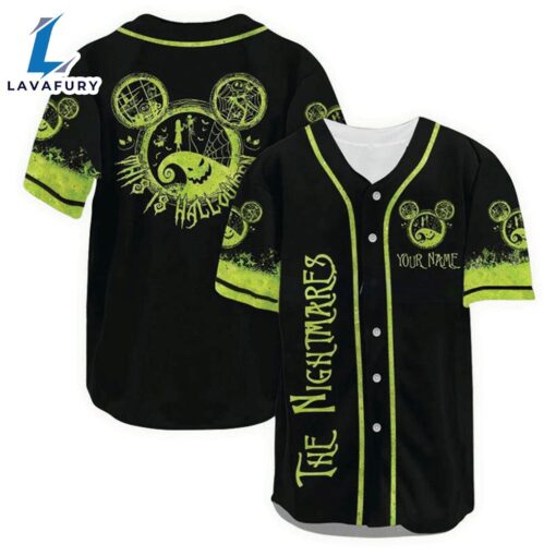 Personalized Jack Skellington This Is Halloween Baseball Jersey