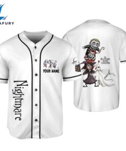 Personalized Nightmare Lock Shock Barrel Baseball Jersey