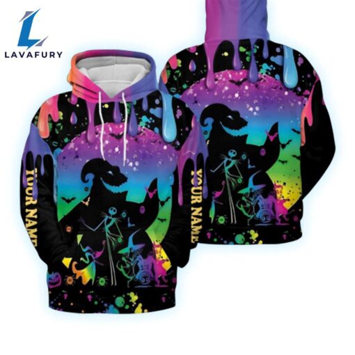 Personalized Oogie Boogie Nightmare Colorful Hoodie