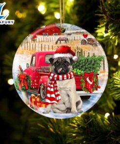 Christmas 2024 Pug With Red…