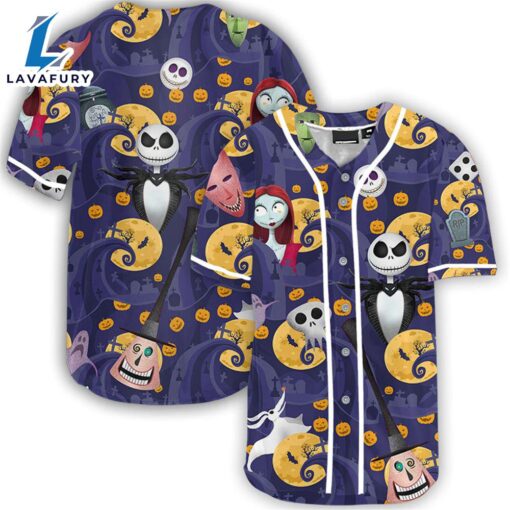 Pumpkin King The Nightmare Before Christmas Baseball Jersey