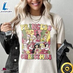 Retro Disney Princess Characters Christmas…