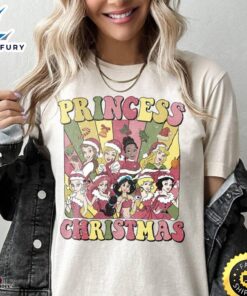 Retro Disney Princess Characters Christmas…