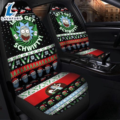 Rick Morty Christmas Premium Custom Car Seat Covers Decor Protectors Car Decor