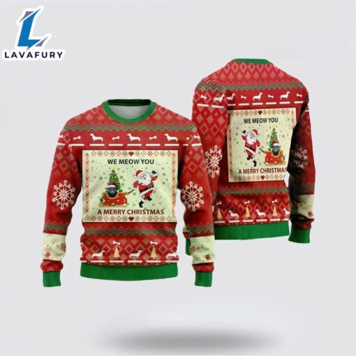 Russian Blues Ugly Christmas Sweater For Men And Women  Gift Dog Loves