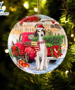 Christmas 2024 Saluki With Red…