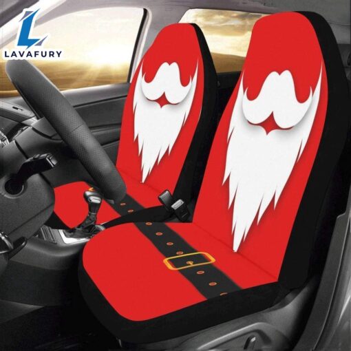 Santa Claus Christmas Car Seat Covers  Car Decor