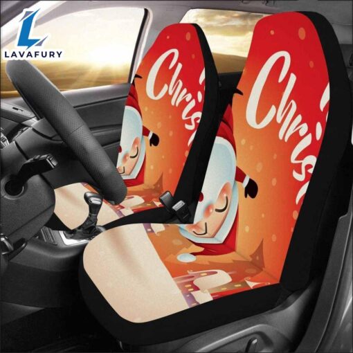 Santa Claus Funny Car Seat Covers  Car Decor