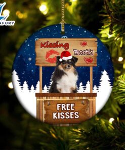 Christmas 2024 Shetland Sheepdog Kissing…