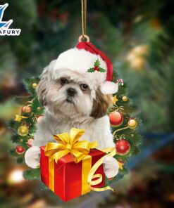 Shih Tzu-Dogs Give Gifts Hanging…