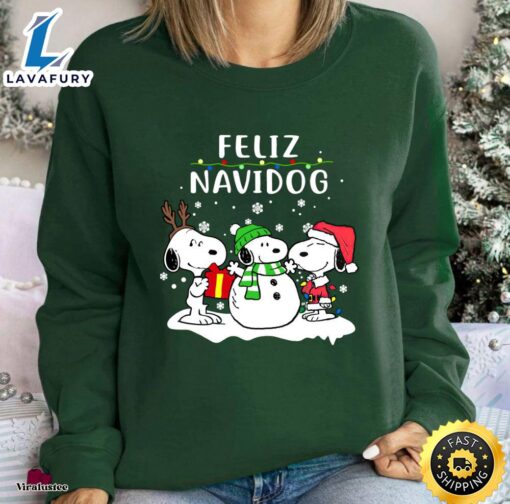 Snoopy Feliz Navidog  Merry Christmas Shirt