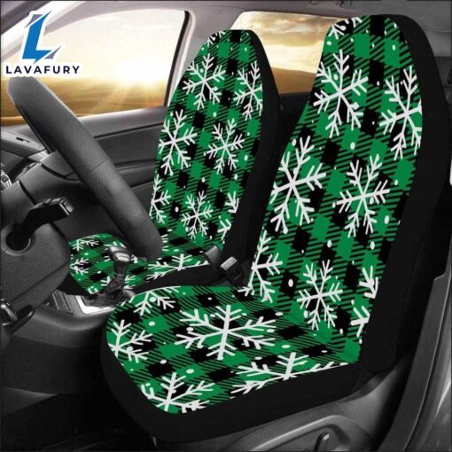 Snow Flower Blue Pattern Car Seat Covers  Car Decor