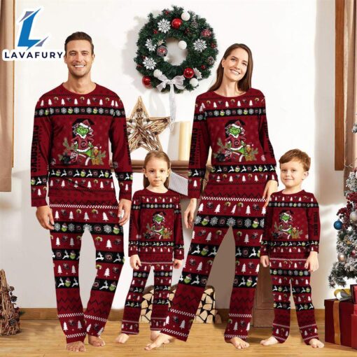 South Carolina Gamecocks NCAA Custom Name Grinch Christmas And Sport Team Pajama Set  Gift Christmas