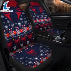 Spider Man Christmas Style Premium Custom Car Seat Covers Decor Protectors Car Decor