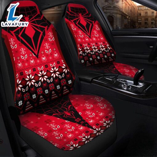 Spider Man Luxury Christmas Premium Custom Car Seat Covers Decor Protectors Car Decor