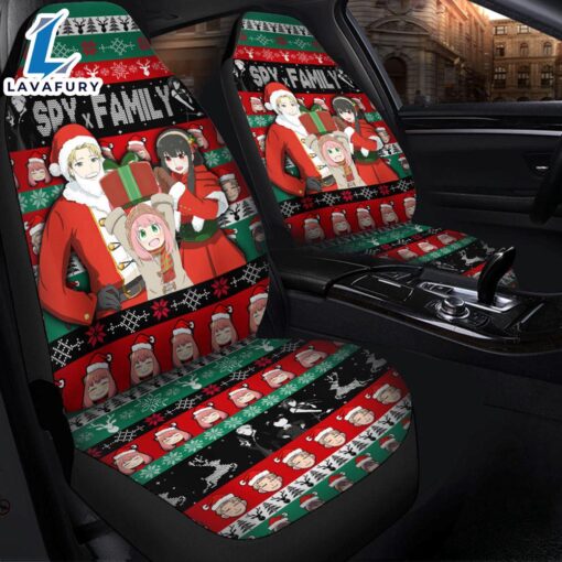 Spy X Family Christmas Premium Custom Car Seat Covers Decor Protectors Car Decor