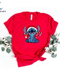 Stich Shirt, Disney Christmas Shirt