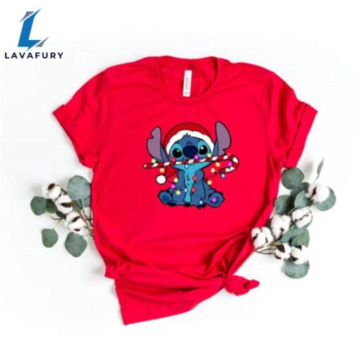 Stich Shirt, Disney Christmas Shirt