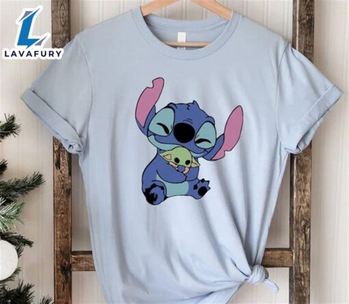 STITCH Baby Yoda SHIRT – Disneyworld Family Shirts, Disneyland Shirts