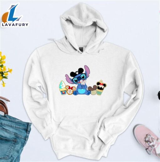 Stitch & Baby Yoda Snacks Sweatshirt, Disneyland Stitch Snake Hoodie, Best Day Ever, Disney Snack