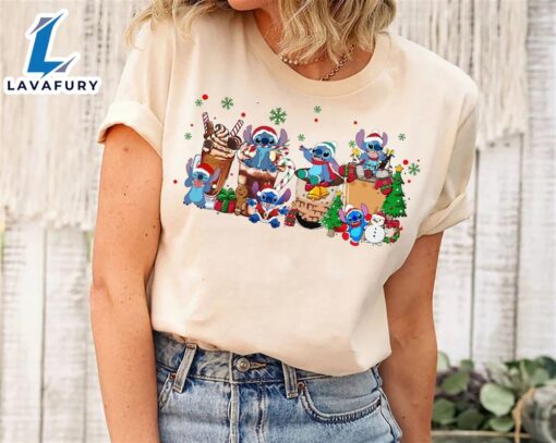 Stitch Christmas Coffe Shirt