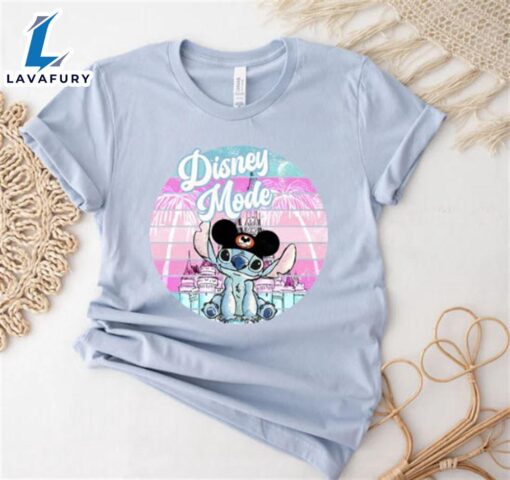 Stitch Disney Mode Shirt, Disney Shirt, Disneyland Family trip,Starwars Disney Shirt, Mickey Ears Stitch Ears