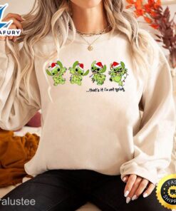 Stitch Grinch Christmas Sweatshirt Merry…