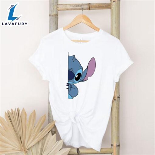 Stitch Peeking Shirt, Lilo and Stitch Shirt, Disney Stitch Shirt, Disneyland Shirt, Disney Trip Shirt, Disney Shirt