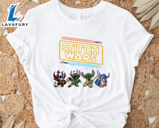 Stitch Star Wars Shirt, Stitch Disney Shirt, Matching Disney Shirts, Star Wars Shirt, Disney World Shirt, Funny Stitch Shirt