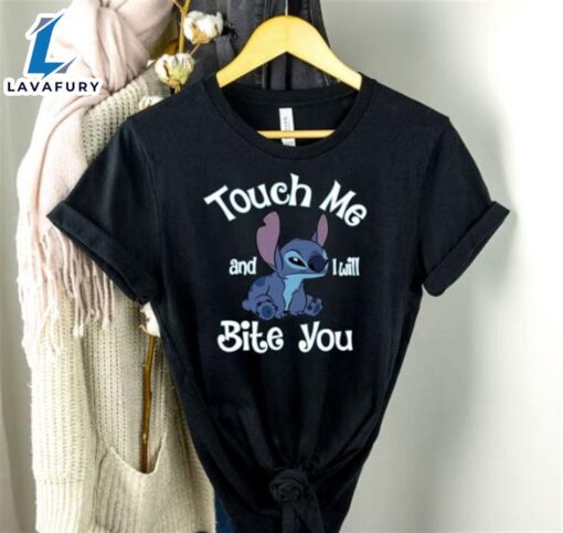 Stitch Touch Me And I Will Bite You Shirt, Disney Stitch Shirt, Lilo And Stitch Shirt