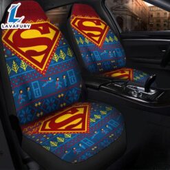 Superman Christmas Premium Custom Car Seat Covers Decor Protectors Car Decor