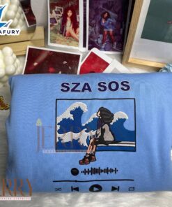 SZA Music Embroidered Sweatshirt Fashion…