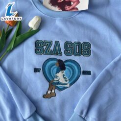 SZA Music Embroidered Sweatshirt Fashion…