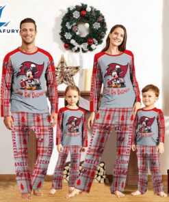 Tampa Bay Buccaneers Pajamas Personalized Your Name NFL And Mickey Mouse Pajamas  Gift For Christmas