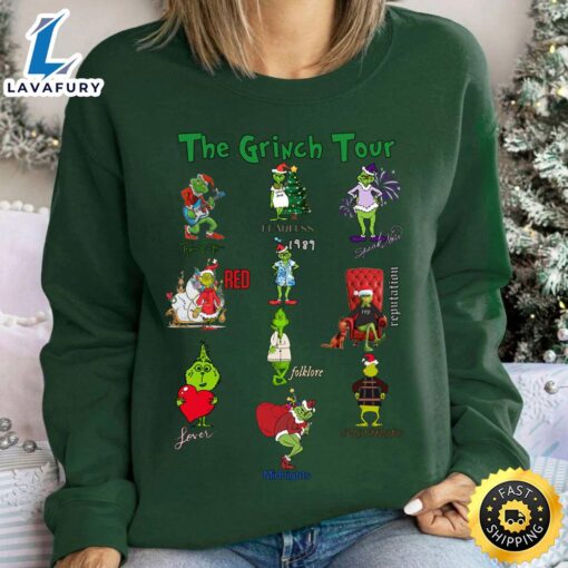 Taylor Swift Eras Tour Grinchmas Christmas Sweatshirt , Perfect Christmas Gift For Family  Merry Christmas Shirt