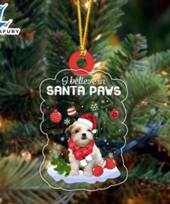 Teddy Bear Dog Christmas Ornament,…