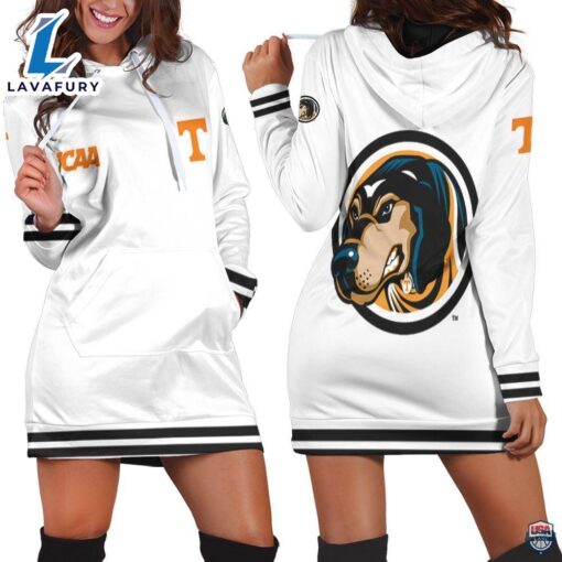 Tennessee Volunteers NCAA Classic White 3D Hoodie Dress