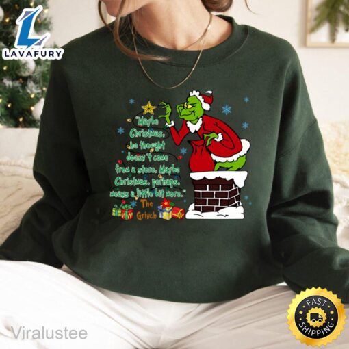 The Grinch Christmas Sweatshirt – Viralustee Merry Christmas Shirt