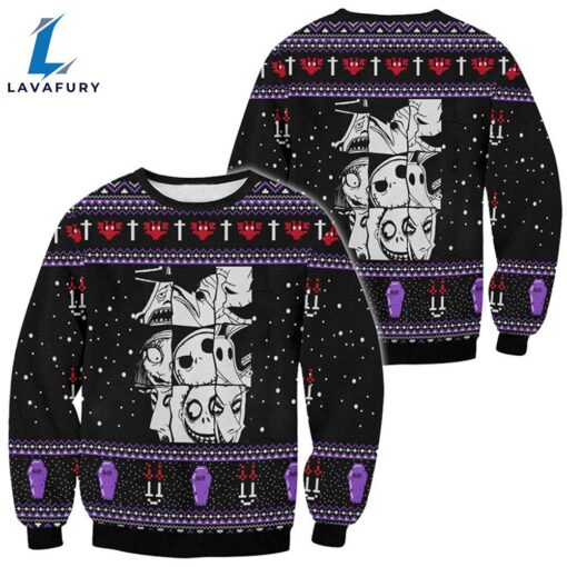 The Nightmare Before Christmas Character Ugly Sweater