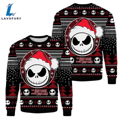 The Nightmare Before Christmas Jack Skellington Ugly Sweater