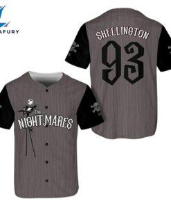 The Nightmare Jack Skellington Zero Dog 93 Baseball Jersey